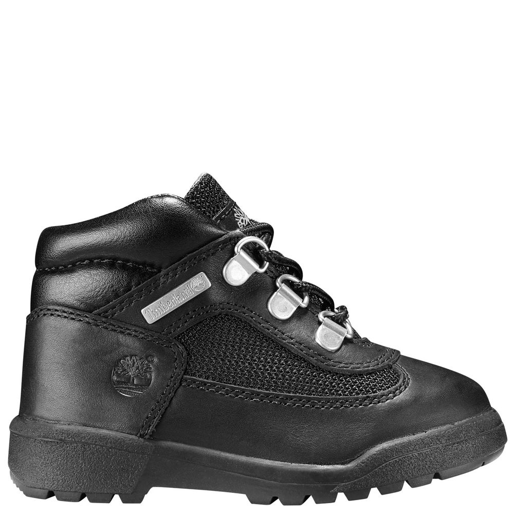 Bocanci De Zapada Timberland Copii Negrii - Toddler Field - Romania - TQDFXI819